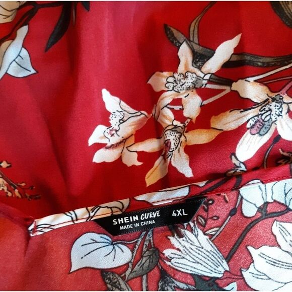 Shein spaghetti strap flutter sleeve blouse - Picture 3 of 5